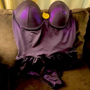HOT TOPIC Ursula One-piece Swim Suit, never worn